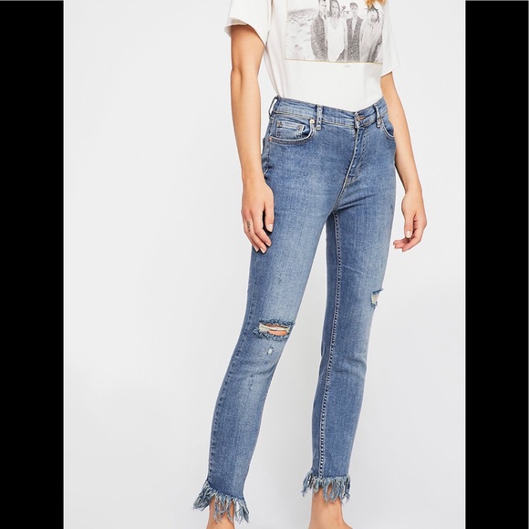 Free People Denim - 🥳HP🥳Free People skinny jeans.🔥🔥🔥🔥🔥